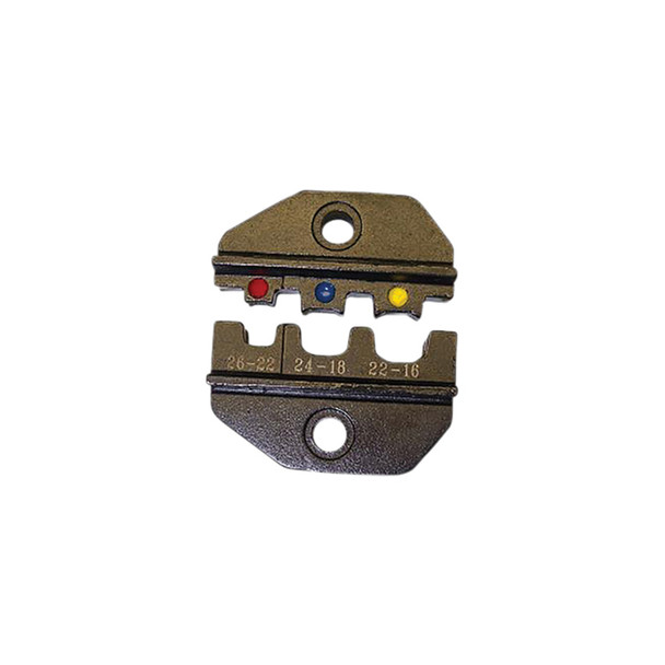 Die for miniature insulated rings, spade 7 butt splices 18925