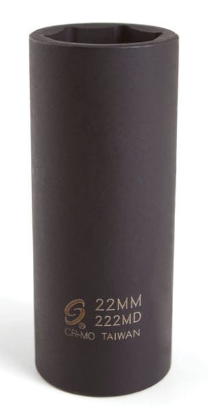 1/2" Drive, Impact Socket, 11/16" 222