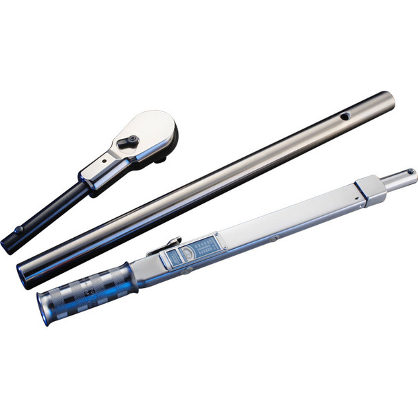 1" Drive Split-Beam Detachable Ratchet Click Wrench, 200-600 lb.ft. C5D600F