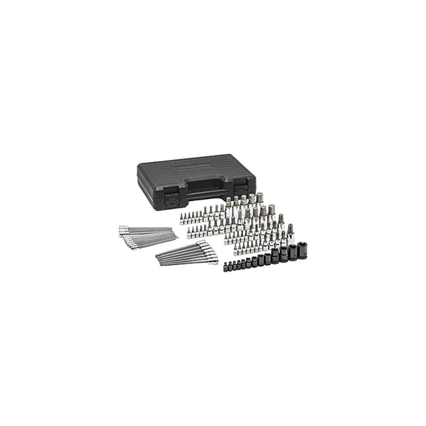 84 Pc. 1/4", 3/8" & 1/2" Drive Hex/Ball End Hex/Tmpr Proof Torx/Extrnl Torx/Torx SAE/MM Bit Set 80742