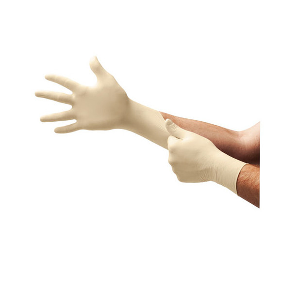 E-Grip Max Powder-Free Latex Examination Gloves, Natural, XL L924