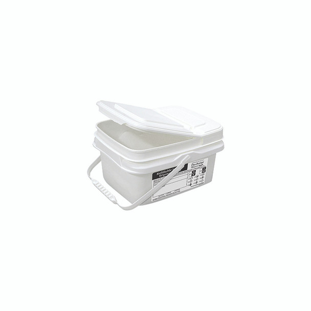 Refillable Surface Wiping System from MDI. Industrial Grade, Rectangular Buckets with Locking Lids 40431