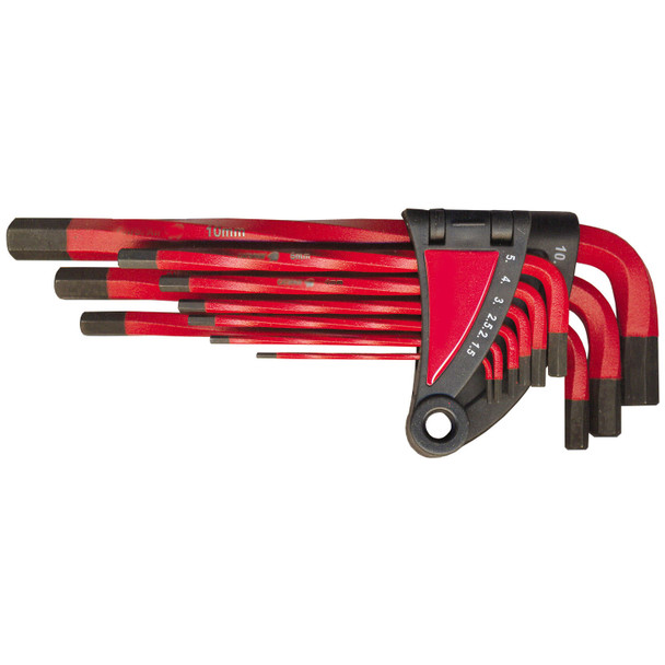 9 Pc. MayhewSelect Metric Twisted Hex Key Set 45053