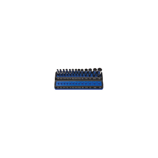 1/4" Peg Socket Holder, sae, blue PSH25S-BLU