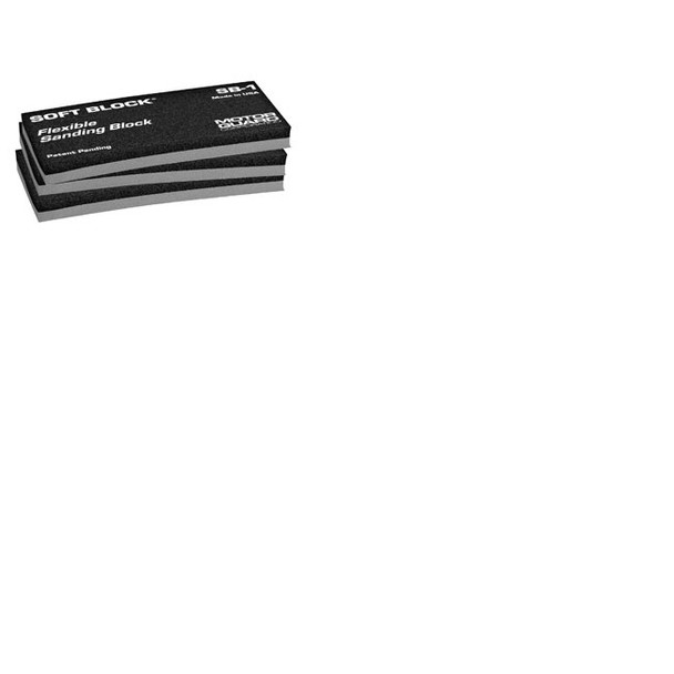 Soft Block Flexible Sanding Block, 3 Pack SB3