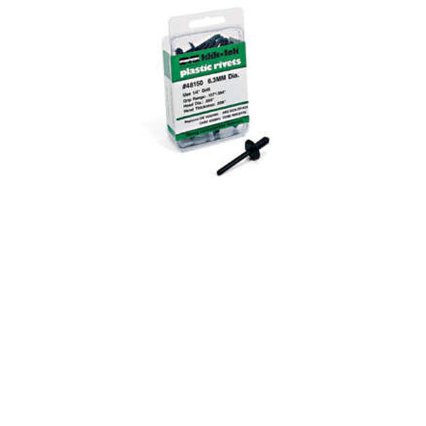 Klik-Lock Plastic Rivet 6.3mm GR.158-.236 48149