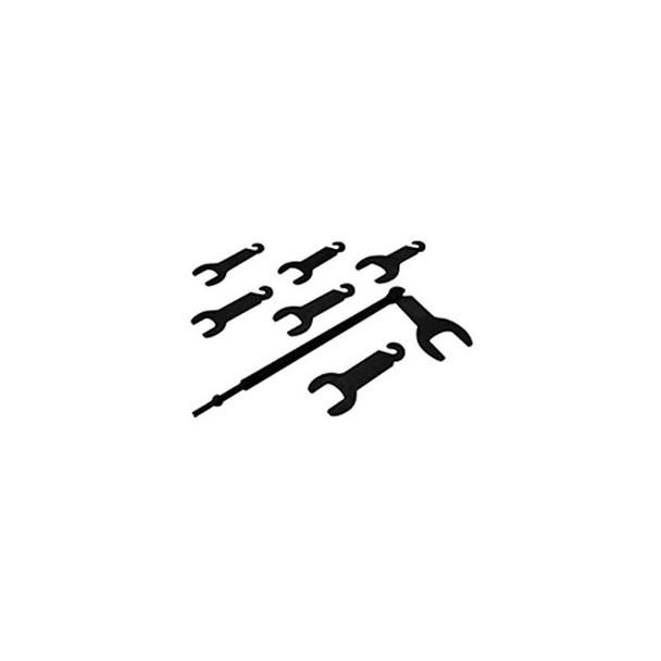 7 Pc. Pneumatic  Fan Clutch Wrench Set to Remove & Install 43300