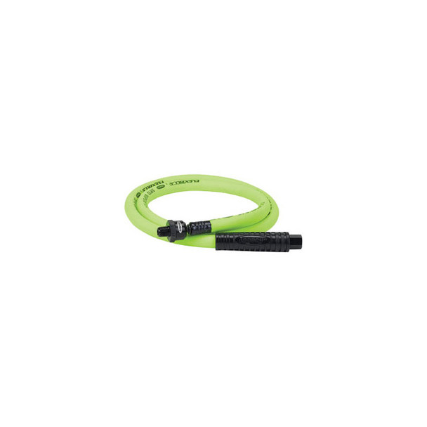 3/8” x 4’ Flexzilla ZillaGreen Ball Swivel Whip Hose HFZ3804YW2B