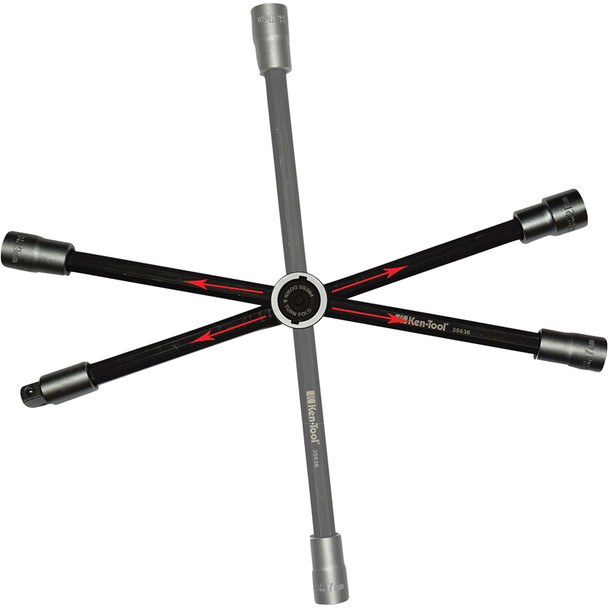 Stow & Go 4-Way Lug Wrench 35636