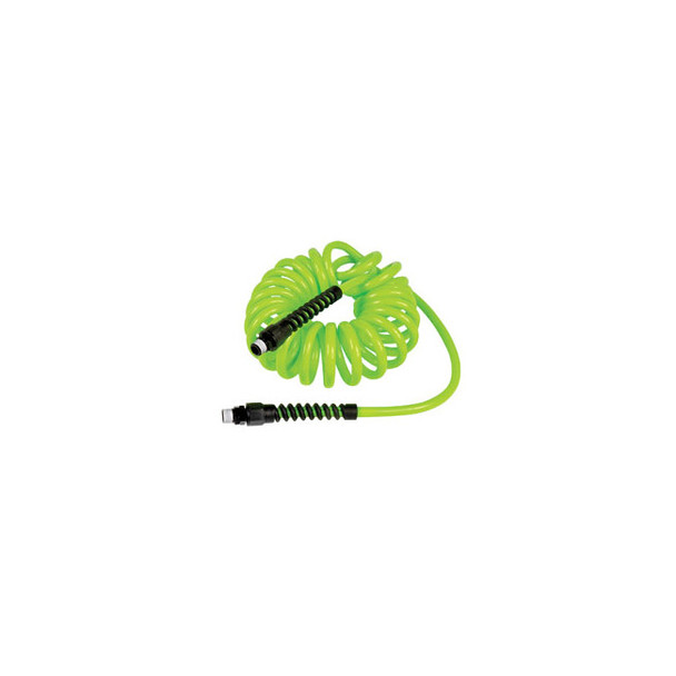 Flexzilla Polyurethane  Coil Hose with  Reusable Hose Ends LP1425AFZ