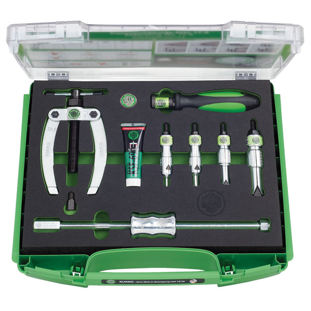 INTERNAL BEARING EXTRACTING SET WITH COUNTERSTAY AND SLIDE HAMMER K-22-A