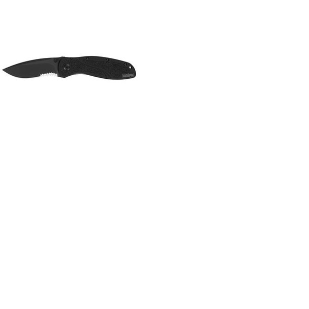 Ken Onion Blur Knife-Black, Serrated 1670BLKST