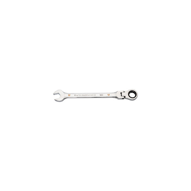 17mm 90-Tooth 12 Pt Flex Head Ratcheting Comb WR 86717