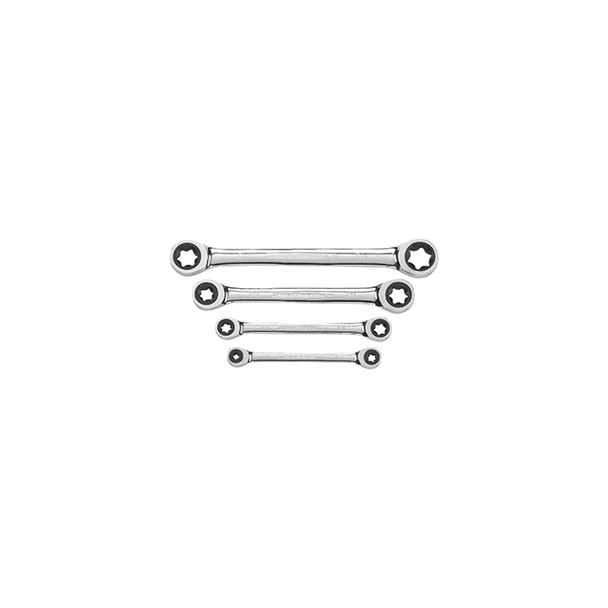 4 Pc. Double Box Ratcheting E-Torx Wrench Set 9224D