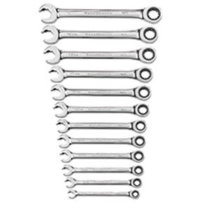 12 pc Ratcheting Open End Combination Wrench Set 85597