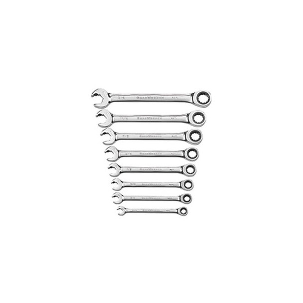 8 pc Ratcheting Open End Combination Wrench Set 85599