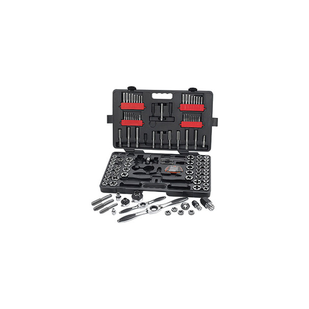 114 pc. Large SAE/Metric Ratcheting Tap and Die Set 82812