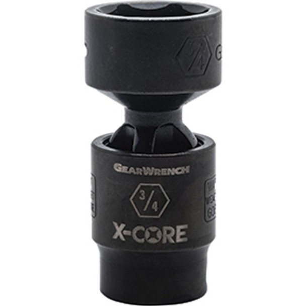 3/8" Drive 6 Point Standard X-Core Pinless Impact Universal Metric Socket 15mm 84465