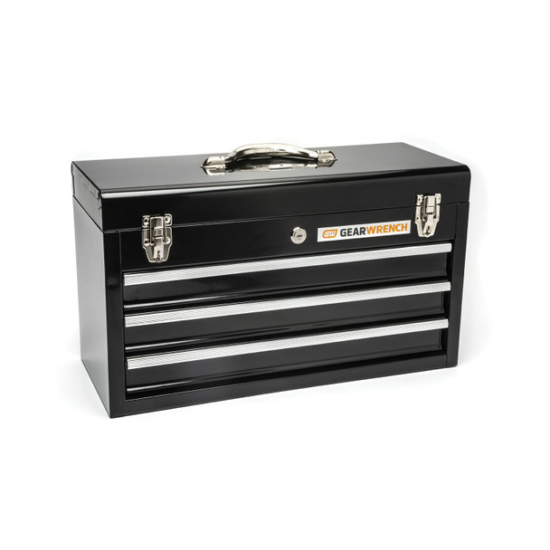 3 Drawer Tool Box, 20", Black 83151