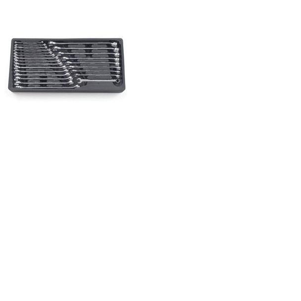24 Pc. SAE/Metric Long Pattern Combination Non-Ratcheting Wrench Set 81900