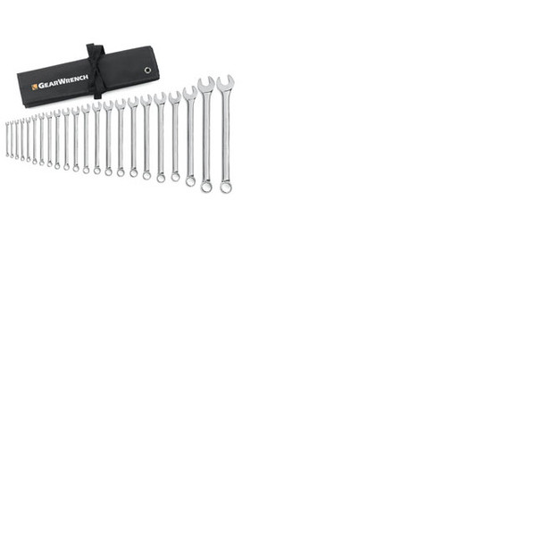 22 pc.  Long Pattern Combination Non-Ratcheting Wrench, Metric 81916