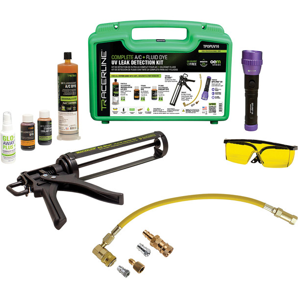 Complete A/C & Fluid Dye UV Leak Detection Kit TPOPUV16