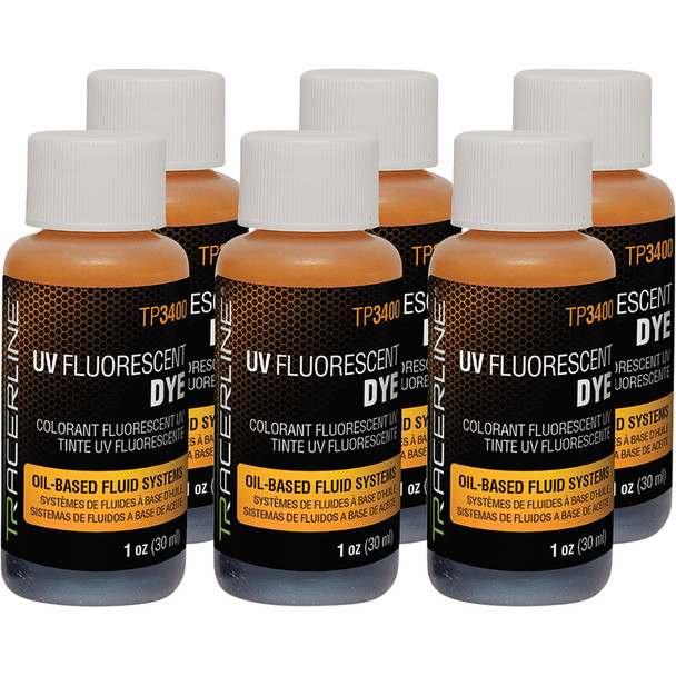 1 oz (30 ml) bottles, services up to 6 vehicles TP3400-1P6
