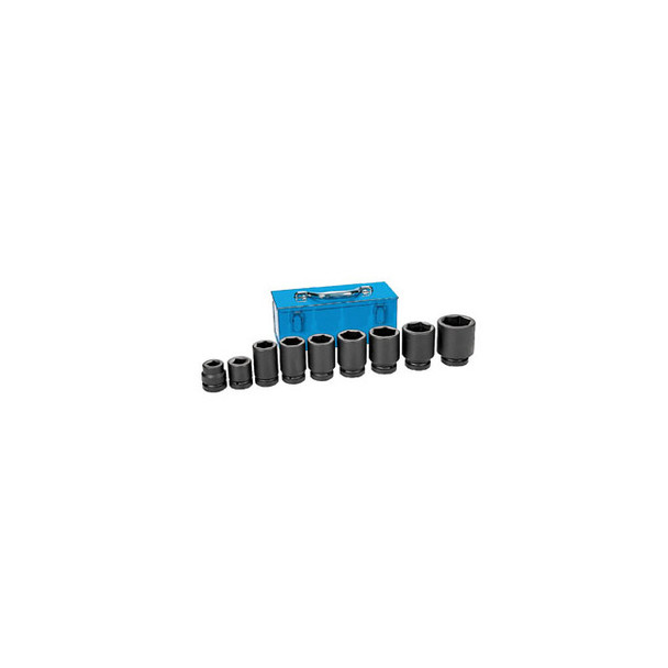1" Drive 9 Pc. Standard and Deep Combo Large Truck/OTR Set 9161D