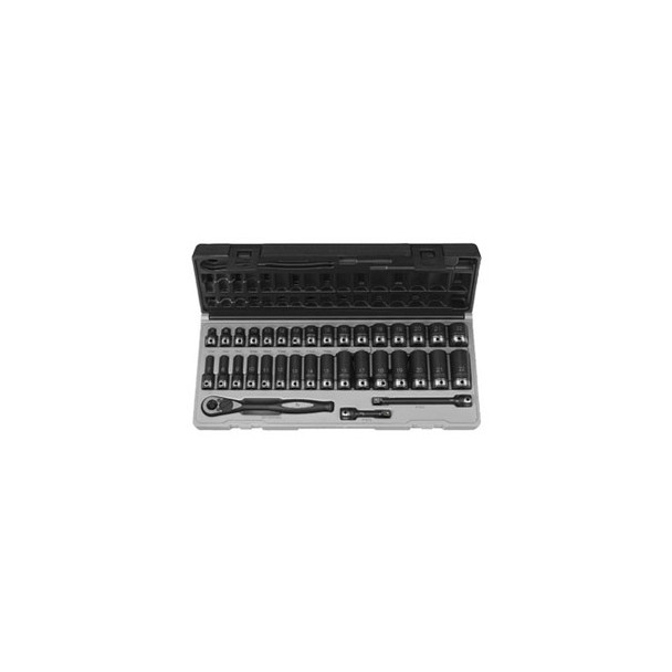 35-Piece 3/8 in. Drive Standard and Deep Length Metric Duo-Socket Set 81635MRD