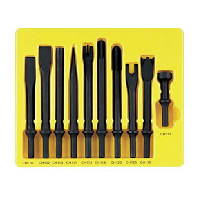 10 Pc. .401 Shank General Service Chisel Set CS110