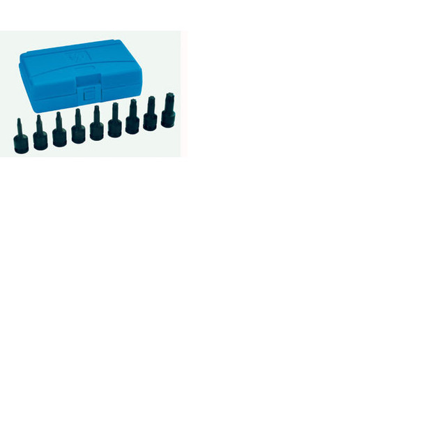 3/8" Drive 9 Piece Internal Star Impact Driver Set 1200T