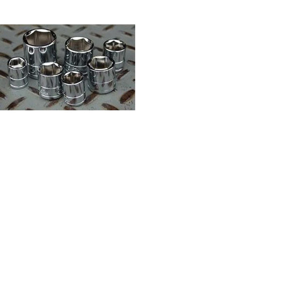 3/8" Drive 6-Point Standard Metric Socket - 8mm 12456