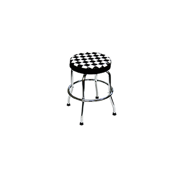 Shop Stool with Checker Design 81055