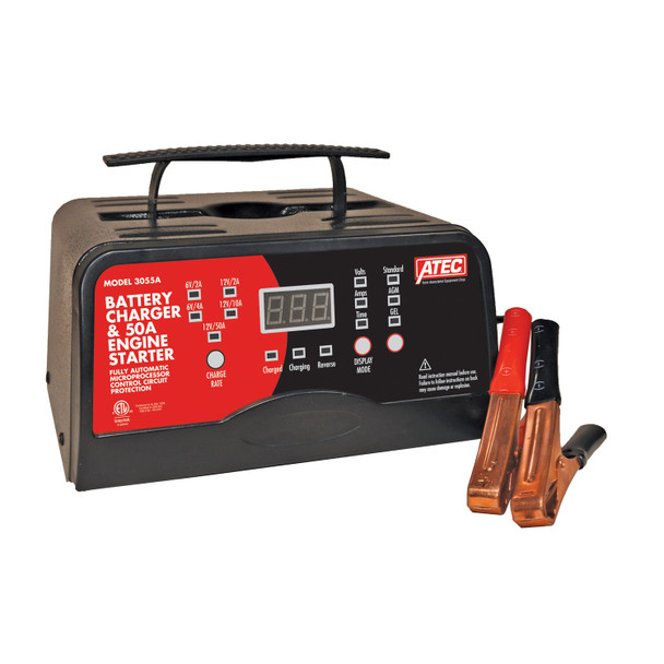 6/12V, 10/2/50A ATEC CHARGER 3055A