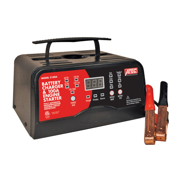 6/12V, 15/2/100A ATEC CHARGER 3100A