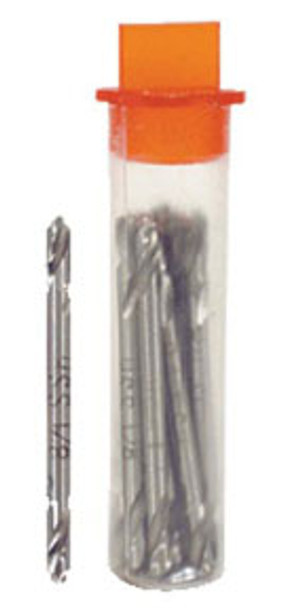 1/8" Double End HSS Stubby Drill Bits - Carded 221-12