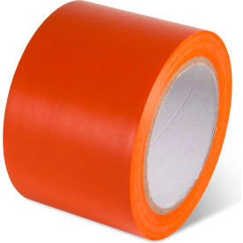 Global Industrial Safety Tape 3""W x 108'L 5 Mil Orange 1 Roll