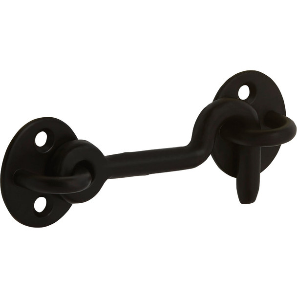National Hardware Matte Black Barn Door Privacy Hook N700-153