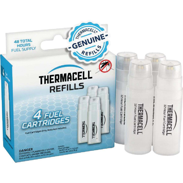 Thermacell Butane Only Refill Cartridge (4-Pack) C4
