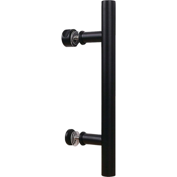 National Hardware 12 In. Matte Black Madison Interior Barn Door Pull N700-100
