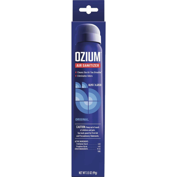 Ozium 3.5 Oz. Car Air Freshener/Sanitizer Spray, Original Scent OZM-1