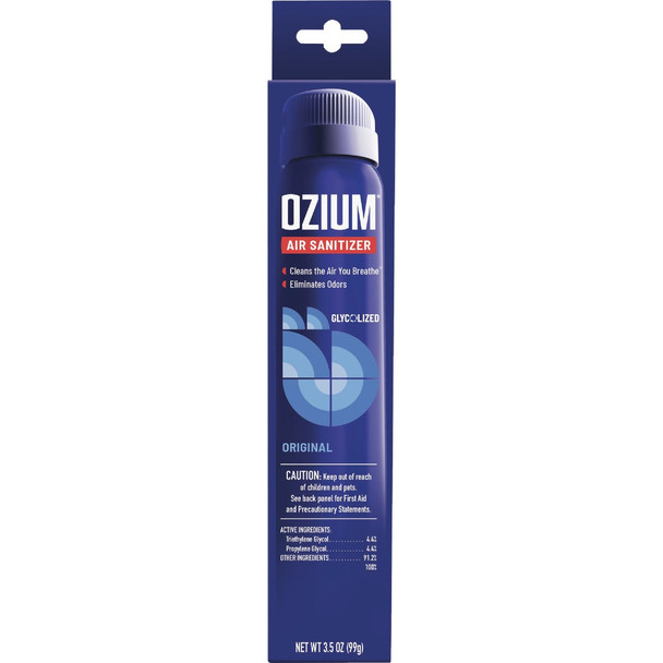 Ozium 3.5 Oz. Car Air Freshener/Sanitizer Spray, Original Scent OZM-1