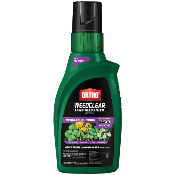 Ortho WeedClear 32 Oz. Concentrate Southern Lawn Weed Killer 449405