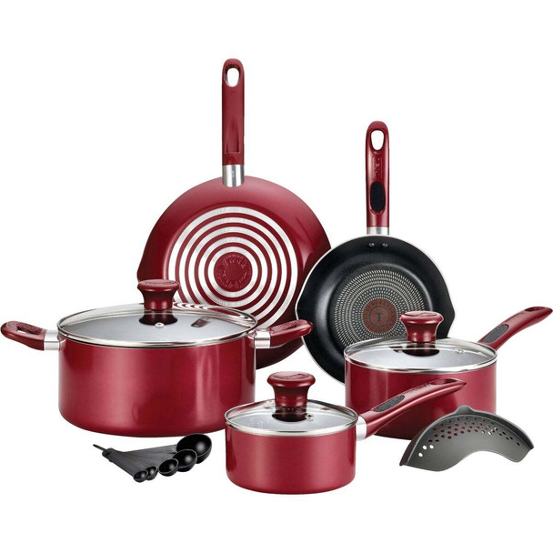 T-Fal Thermo-Spot Non-Stick Aluminum Cookware Set (14 Piece) B039SE64
