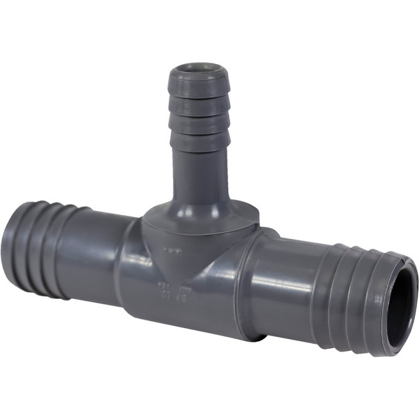 Boshart 1 In. x 1 In. x 1/2 In. Reducing Polypropylene Insert Tee UPPRT-101005