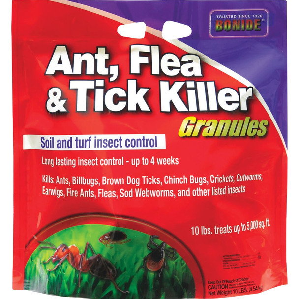 Bonide 10 Lb. Ready To Use Granules Ant, Flea & Tick Killer 60613