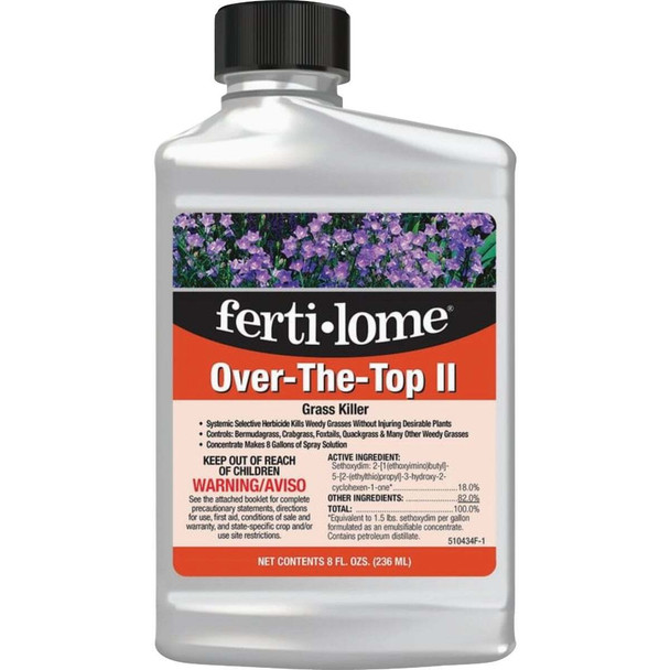 Ferti-lome Over-The-Top II 8 Oz. Concentrate Weed & Grass Killer 10434
