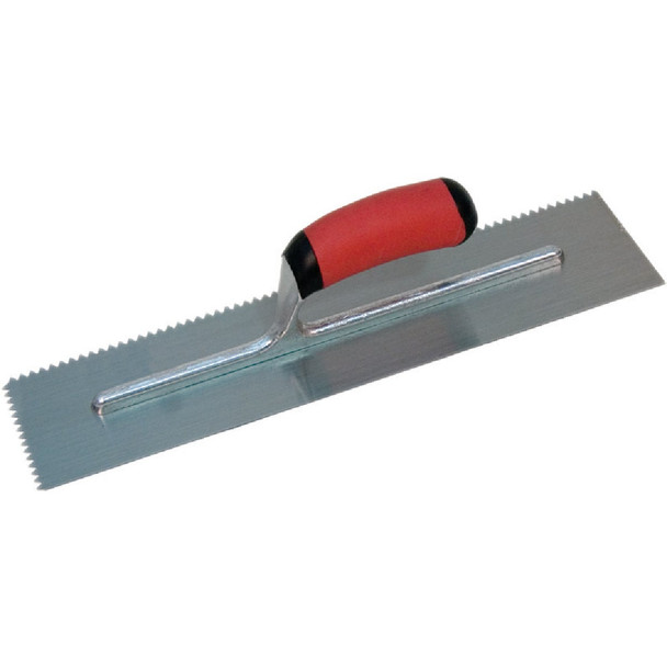Marshalltown 3/16 In. V-Notched Trowel with Soft Grip 15682