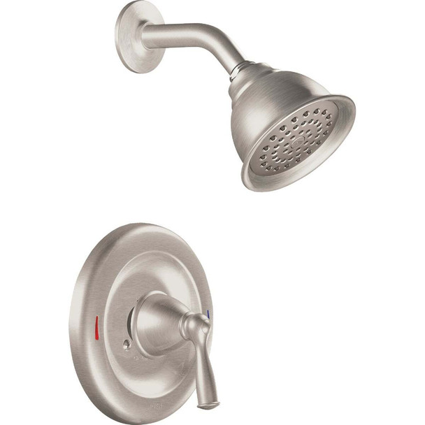 Moen Banbury Posi-Temp 1-Handle Lever Shower Faucet, Spot Resist Brushed Nickel