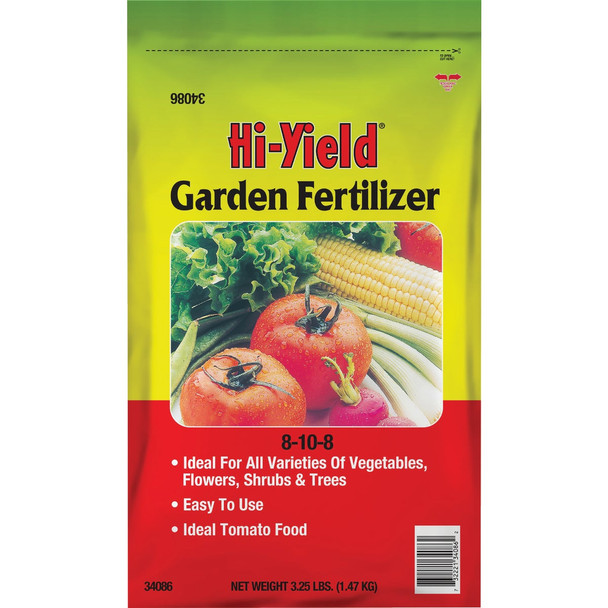 Hi-Yield 3.25 Lb. 8-10-8 Dry Plant Food Garden Fertilizer 34086